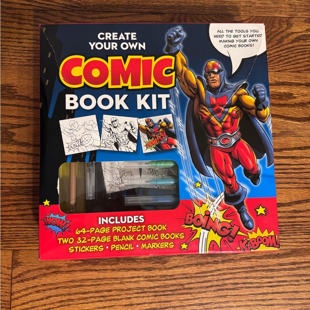 Create Your Own Comic Book Kit NEW